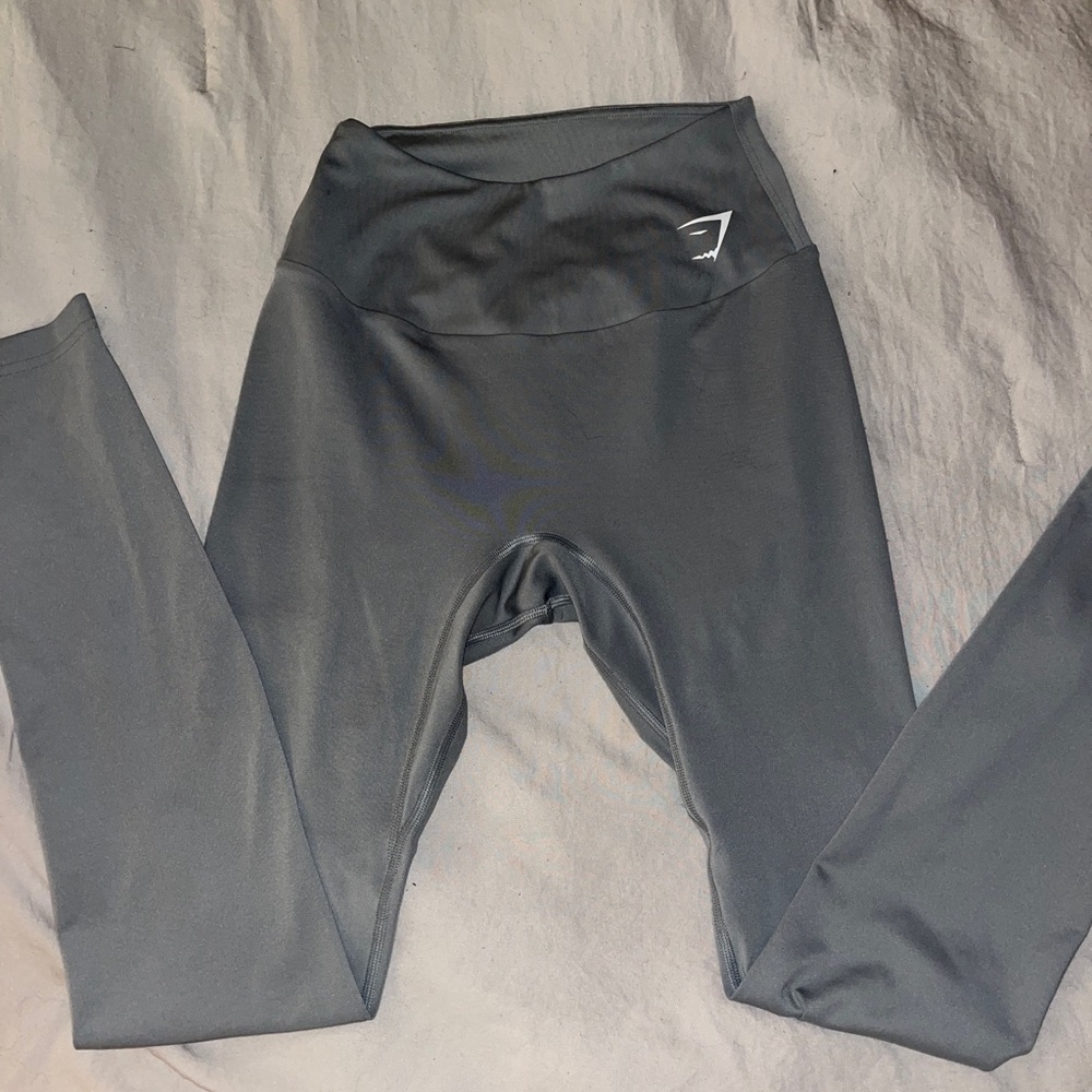 gym shark grey training leggings